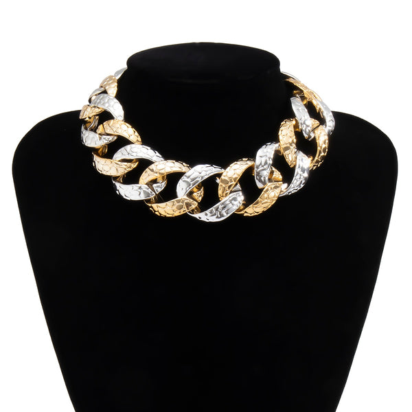 Zaria Oversized Chunky Link Choker Collection