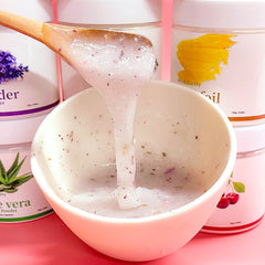Natural Soft Hydro Jelly Face Mask Powder Series Rose Whitening Aloe Vera Mask DIY Rubber Facial SPA Jelly Mask Facial Skin Care
