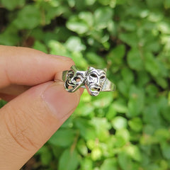 Gothic Geometric Mushroom Ring