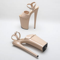Pu upper fish mouth High Heels Sandals Pole Dance shoes