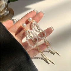 Long Tassel Earrings 2022 New Simple Women&#39;s Earrings Korean Version Long Elegant and Delicate Fashion Accessories Jewelry