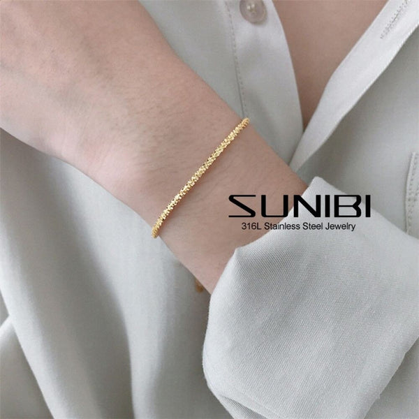 Aurelia Minimalist Polished Charm Bracelet