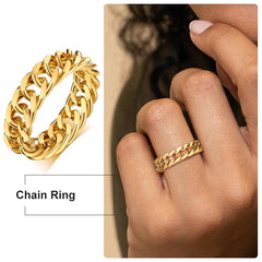 Chloe's Chunky Chain Ring