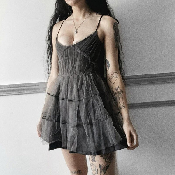 Luna Noir Tulle Fairy Dress