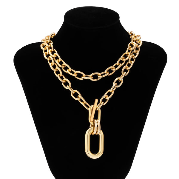 Vesper Chunky Chain Choker Necklace