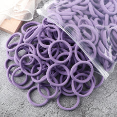 50PCS/Set Basic Hair Bands Simple Solid Colors Elastic Headband Hair Ties