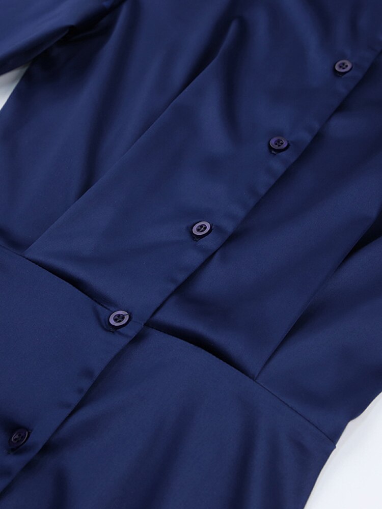 Silky baby Mini Shirt Dress Real Silk Short Dresses