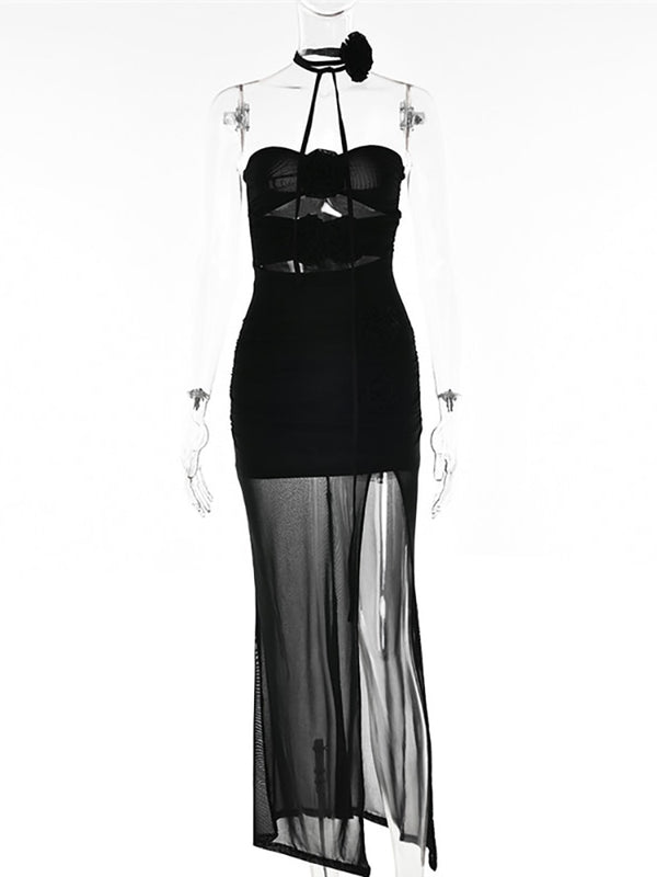 Alina Floral Mesh Cutout Fashion Collection