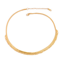 Round Geometric Pendant Necklace Choker