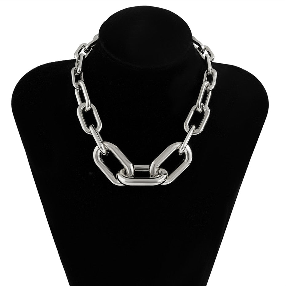 Roxana Multi-Layer Chunky Chain Choker Collection