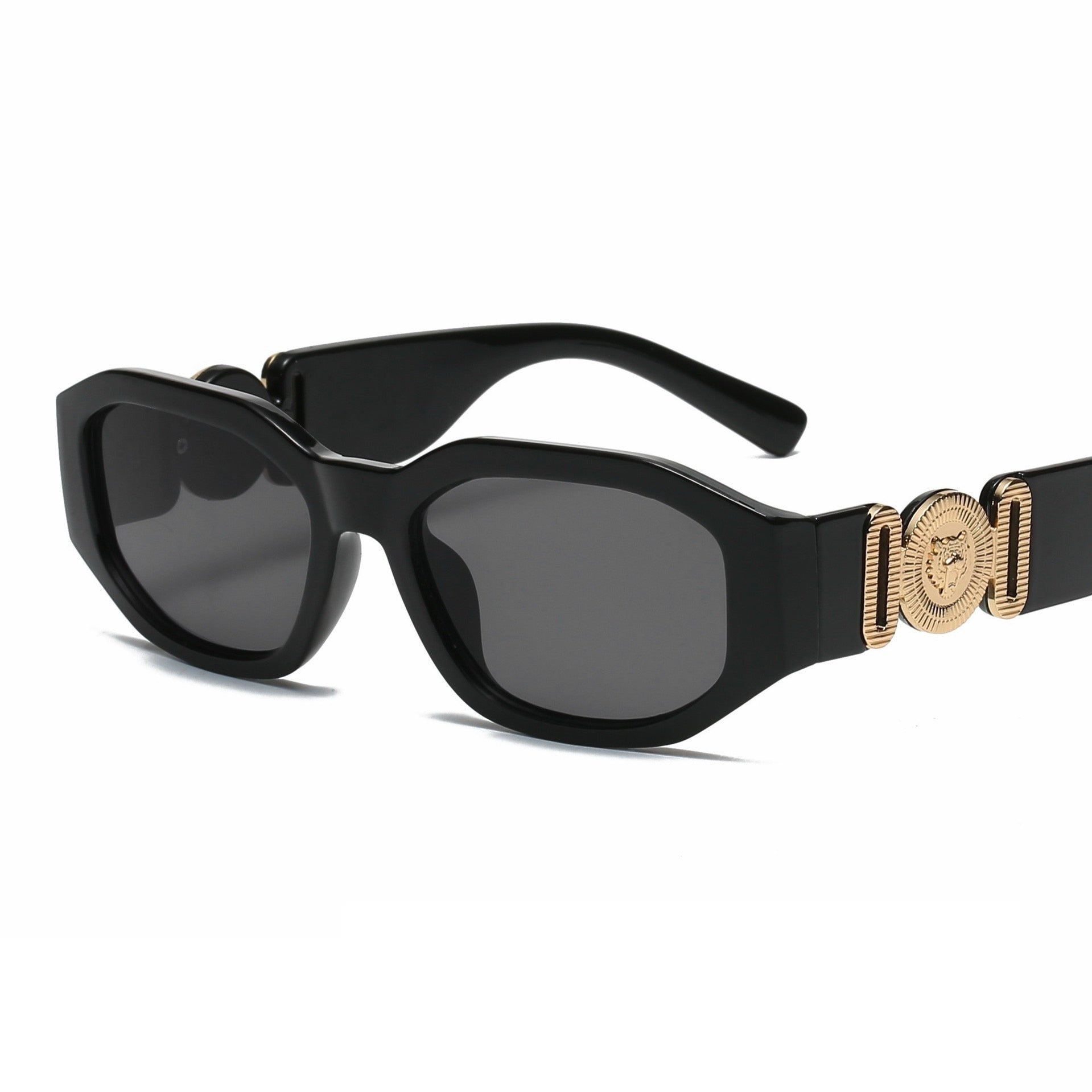 Remi Slim Rectangle Retro Sunglasses Secondary image