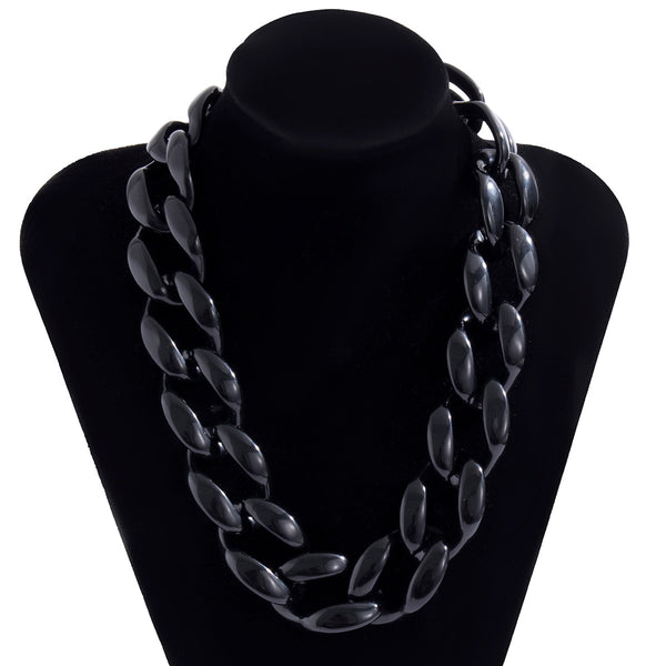 Zaria Oversized Chunky Link Choker Collection