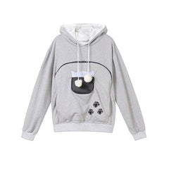 Sweatshirt Cat Lovers Hoodie Kangaroo pocket