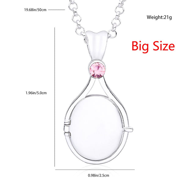 Nerissa Crystal Mermaid Shell Locket Necklace