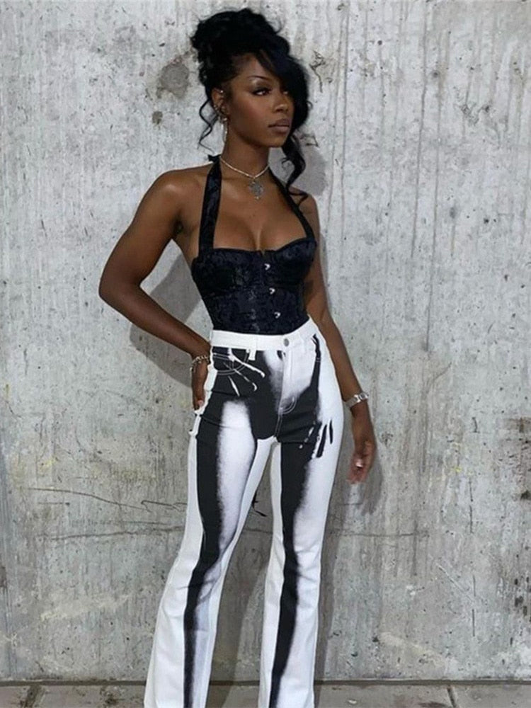 Hawthaw Women Fashion High Waist Streetwear Pencil Long Pants Bottoms 2022 Fall Clothing Wholesale Items For Business