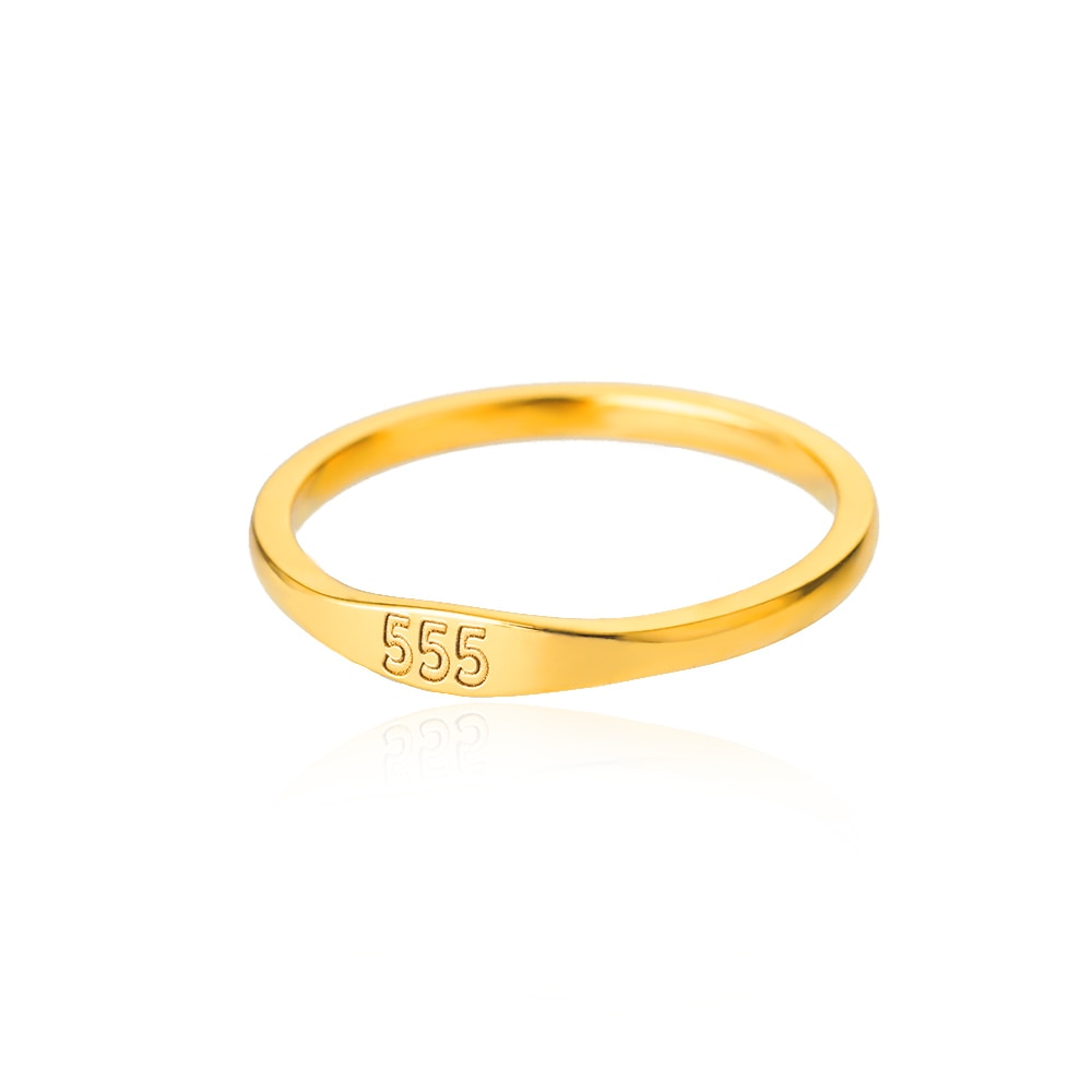 Astra Angel Number Stainless Steel Ring Collection