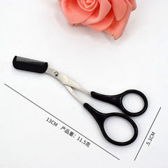 Eyebrow Trimmer Eyebrow Scissors with Comb Stainless Steel Eyebrow Razor Hair Scissors
