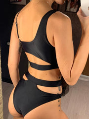 Cutout High Waist Bikini