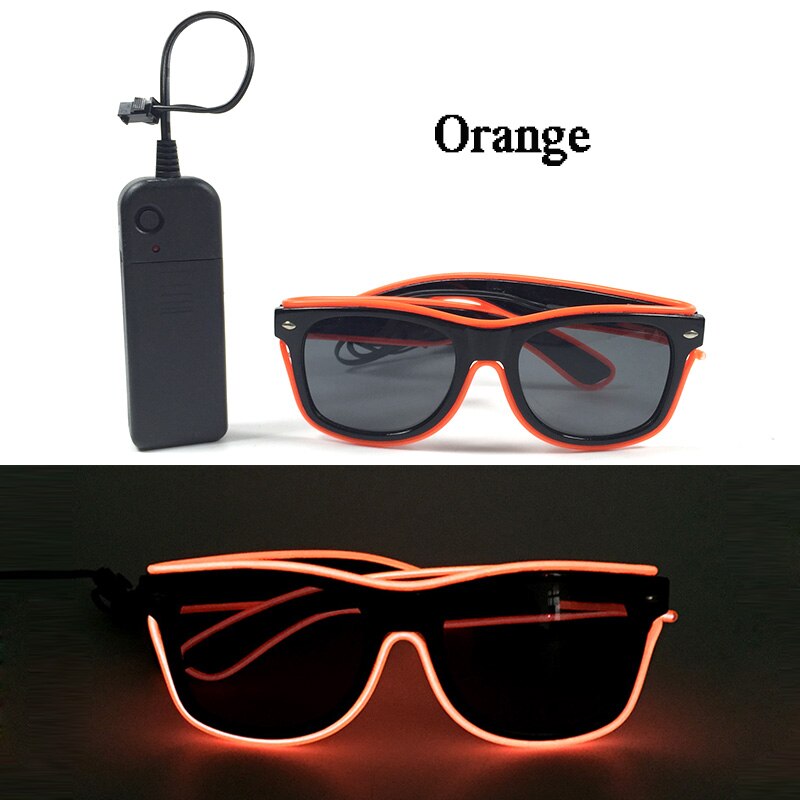 Neon Pulse LED Party Sunglasses