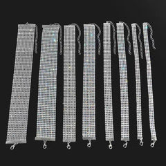 Shiny Rhinestone Bundle Neck Collar Necklace