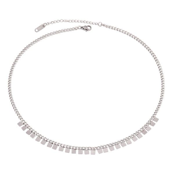 Solene Geometric Pendant Choker Collection