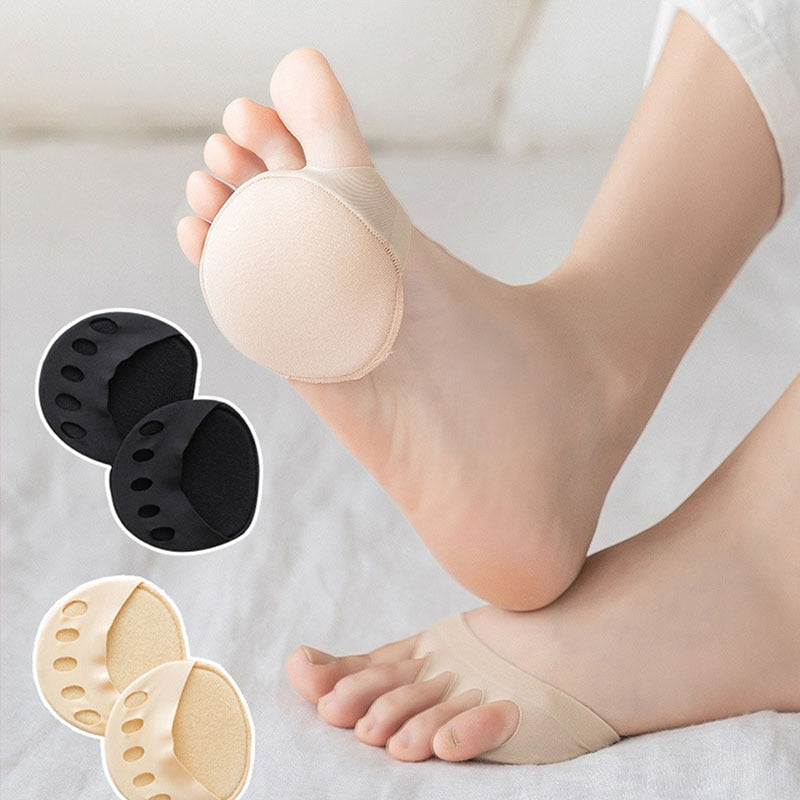 Five Toes Forefoot Pads for Women High Heels Half Insoles Calluses Corns Foot Pain Care Absorbs Shock Socks Toe Pad Inserts Main image