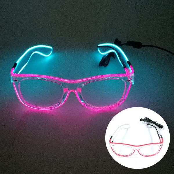 Neon Pulse LED Party Sunglasses