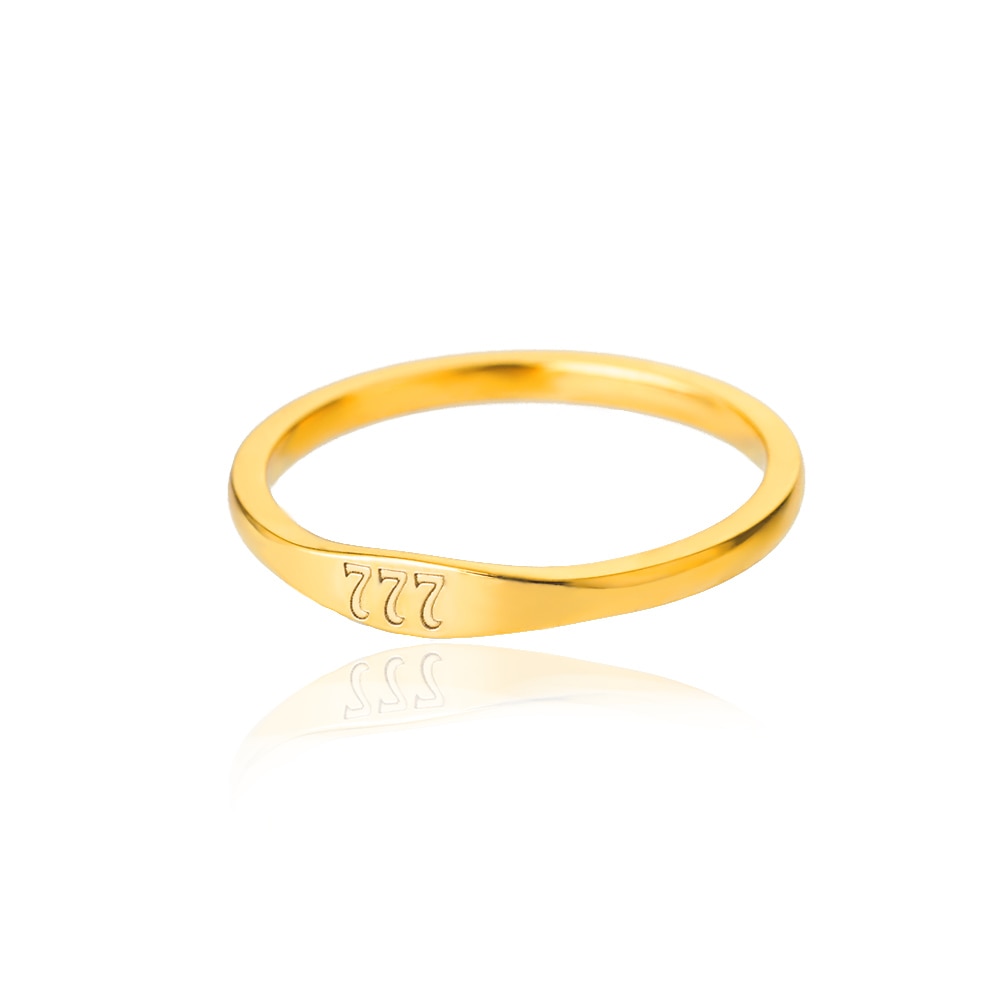 Astra Angel Number Stainless Steel Ring Collection
