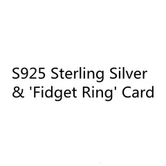 Zircon Beads Cross Fidget Ring With Card for Women Anti Stress Adjustable Anxiety Ring Aesthetic Ring Vintage Jewelry Gifts