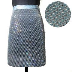 Stephanie's Sparkling Fishnet Dress