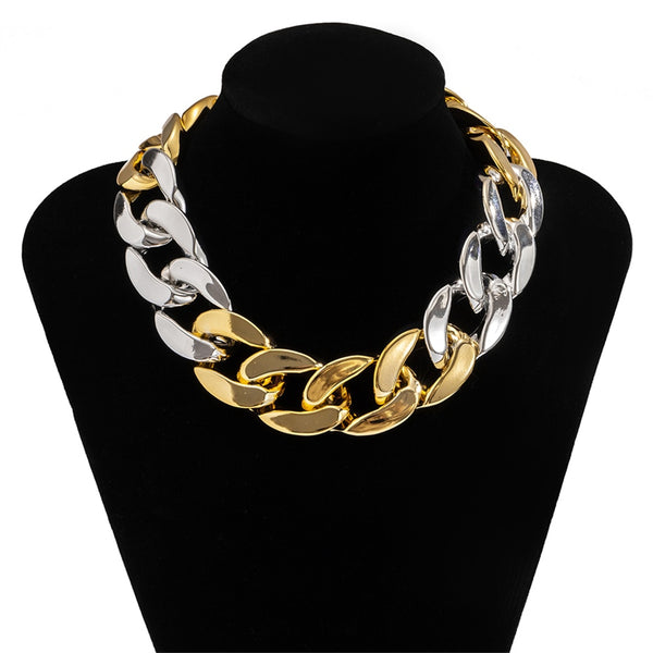 Roxana Multi-Layer Chunky Chain Choker Collection