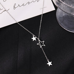 Exquisite Stars Tassel Pendants Necklace