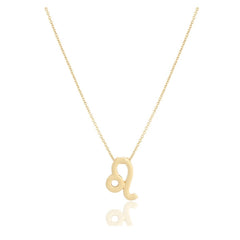Cardboard Zodiac Sign Pendant Necklace