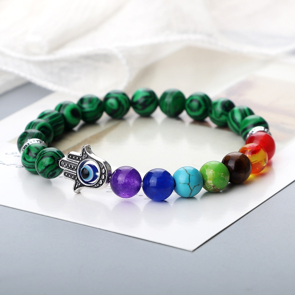 Orion Natural Stone Beaded Bracelet