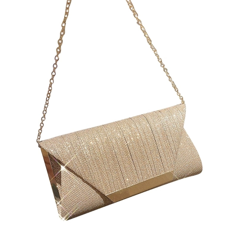 Exquisite Evening Banquet Glitter Purse Handbag Chain Shoulder Bag