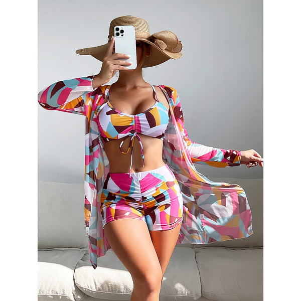 High Waist Bikinis 3 piece