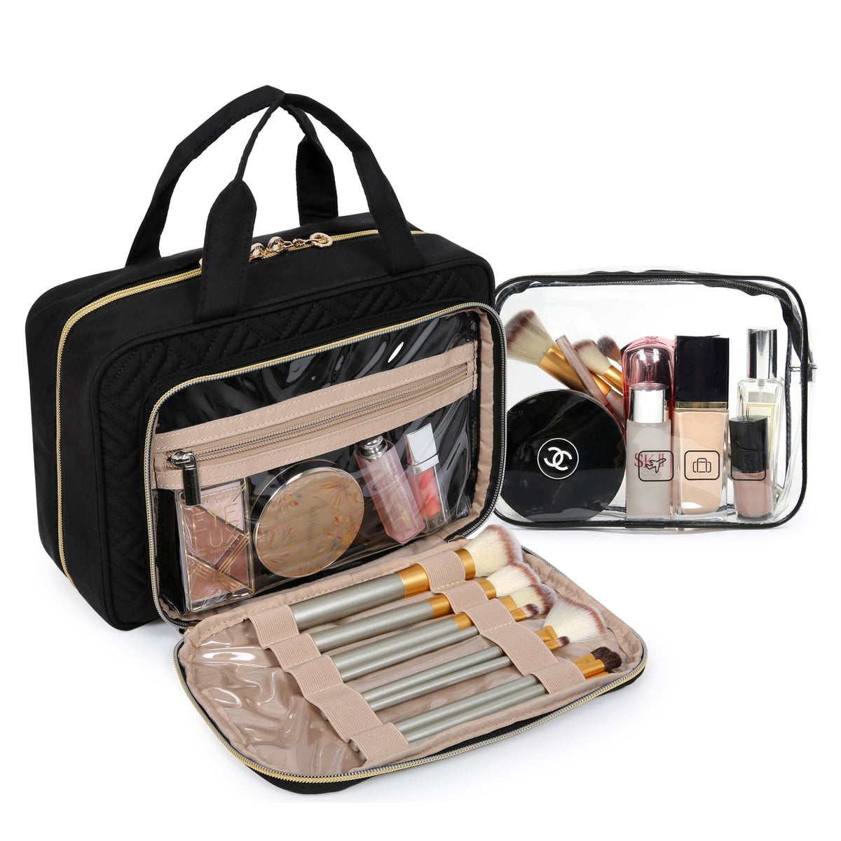 Large Waterproof Makeup Organizer Bag