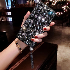 Bling Jewelled Diamond Pendant Phone Case For iPhone