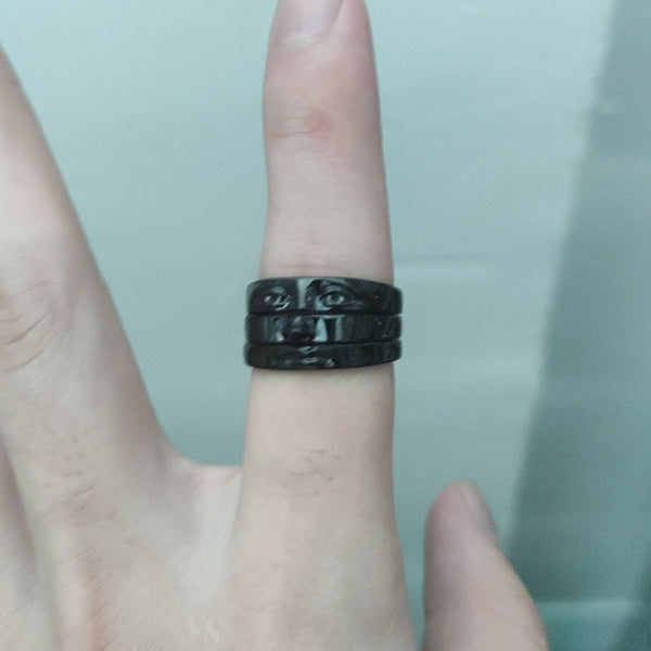 Solara Eye & Face Stack Ring Set