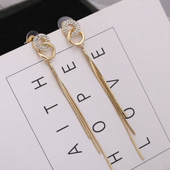 Long Tassel Earrings 2022 New Simple Women&#39;s Earrings Korean Version Long Elegant and Delicate Fashion Accessories Jewelry