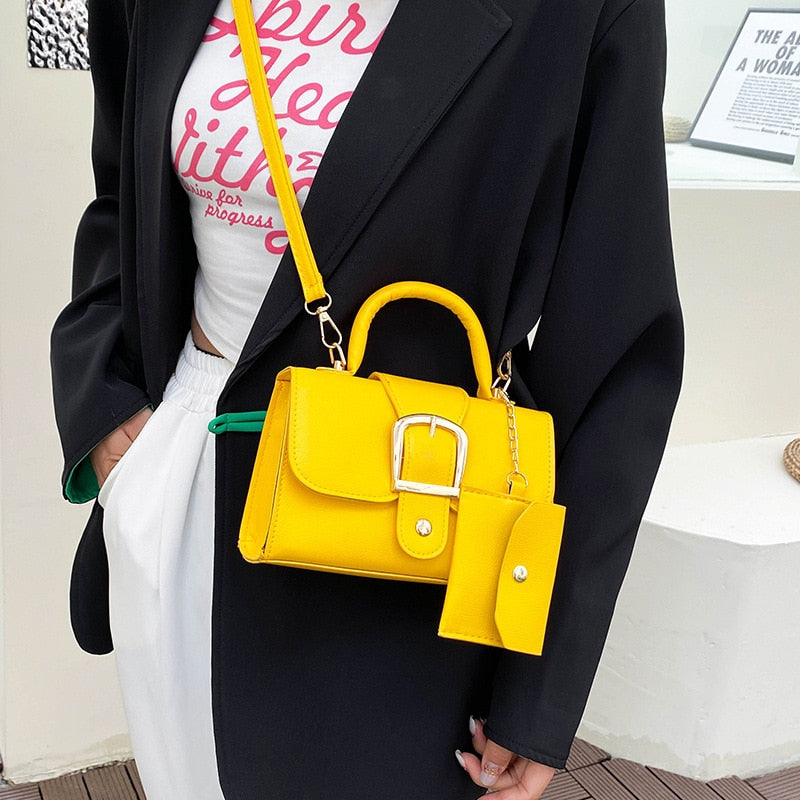 Elara Mini Flap Top-Handle Crossbody Bag