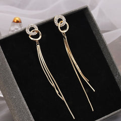 Long Tassel Earrings 2022 New Simple Women&#39;s Earrings Korean Version Long Elegant and Delicate Fashion Accessories Jewelry