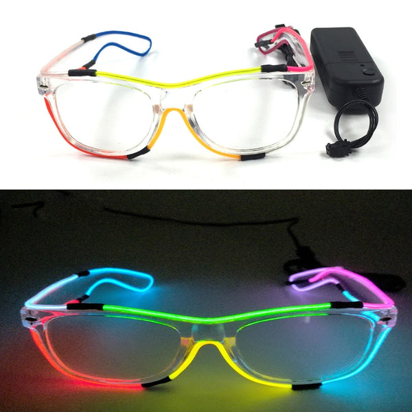 Neon Pulse LED Party Sunglasses