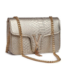 Luxury Crocodile Bags Leather Chain Crossbody/Shoulder Purse