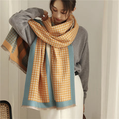 Thick Cashmere Scarf for Women Print Pashmina Shawl and Wrap