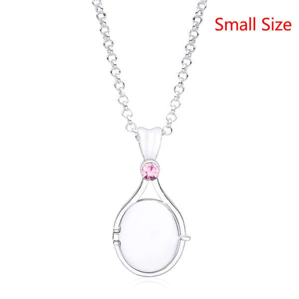Nerissa Crystal Mermaid Shell Locket Necklace