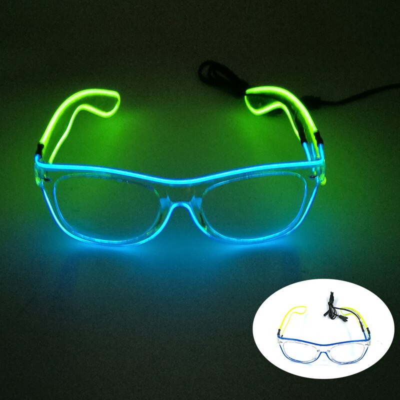 Neon Pulse LED Party Sunglasses