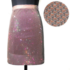 Stephanie's Sparkling Fishnet Dress