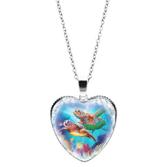 2021 New Trendy Turtle Pendant Necklace Women&#39;s Necklace Fashion Metal Animal Cute Accessories Party Gift Four Colors Wholesale