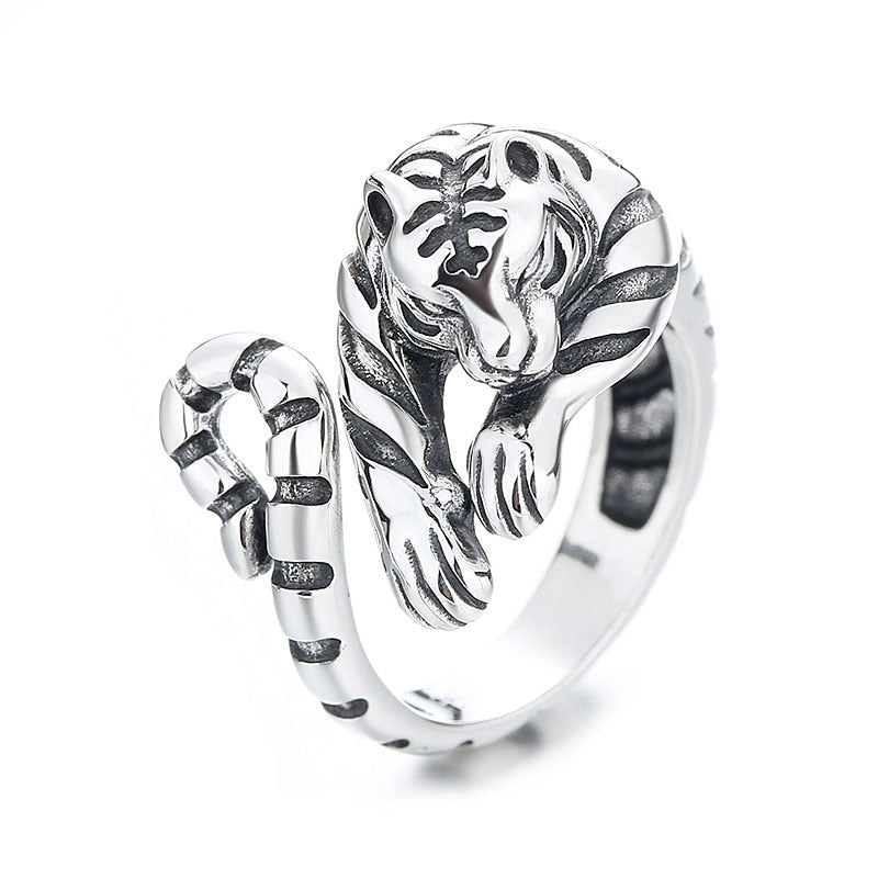 Shere Vintage Tiger Adjustable Ring